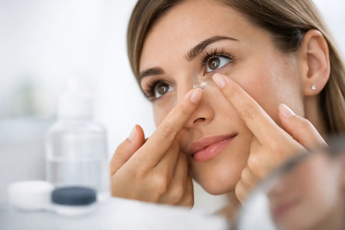 How to Insert Contact Lenses Safely and Easily