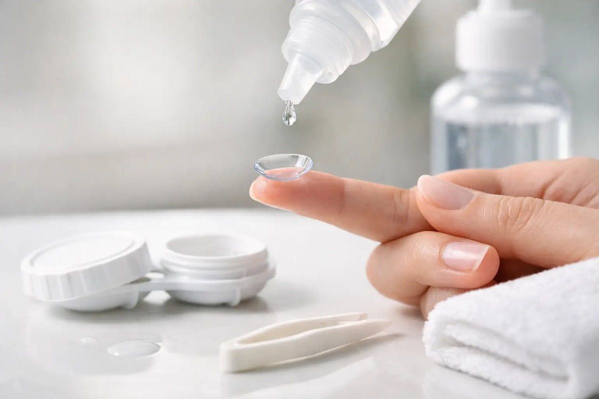 How to Clean Contact Lenses Safely