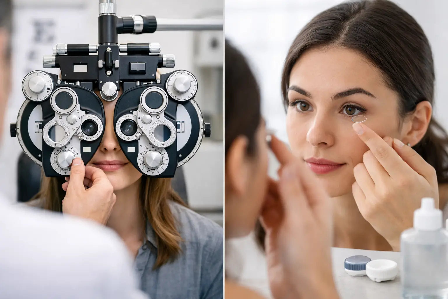 Comprehensive Eye Exam vs Contact Exam