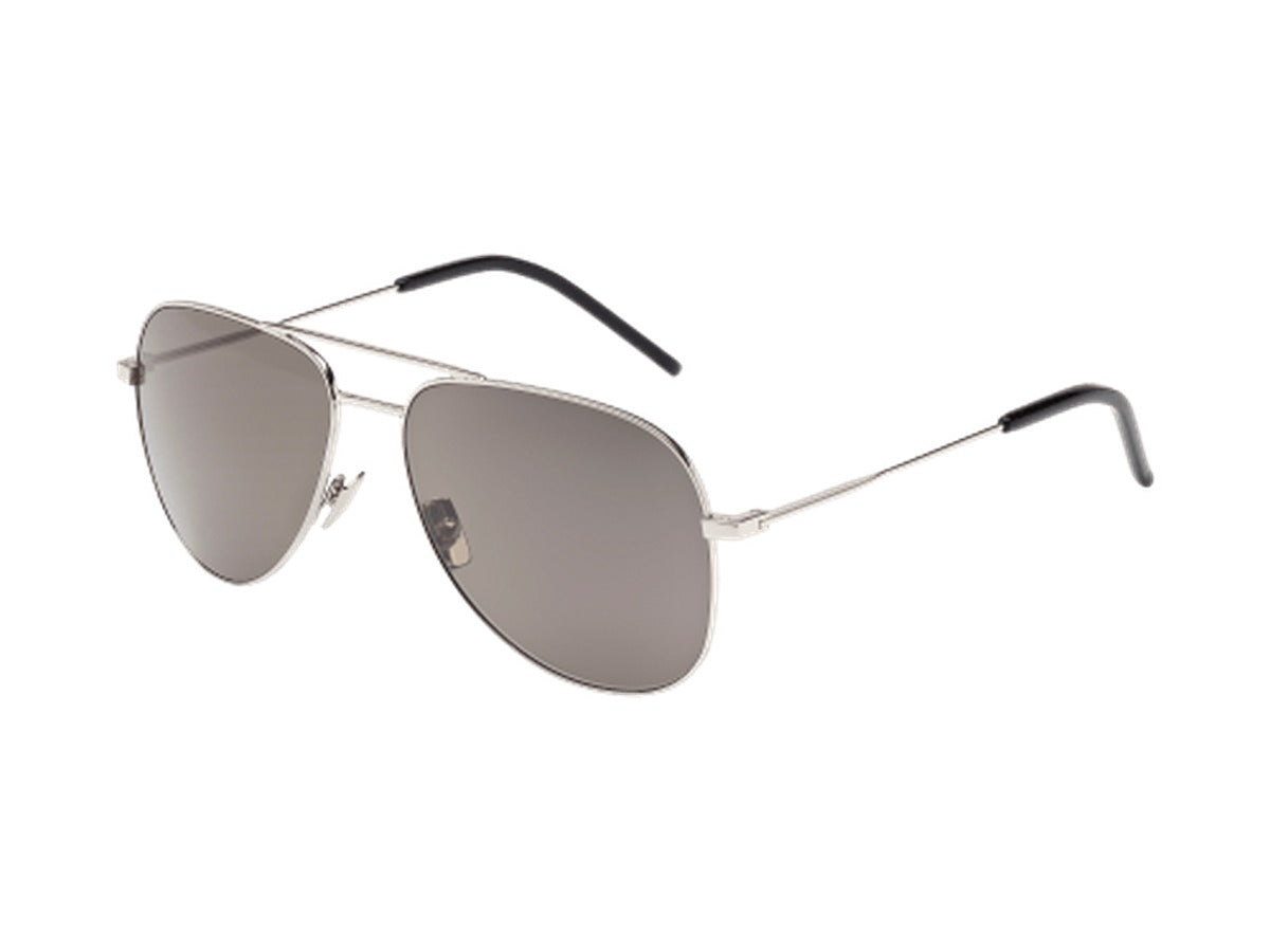 Saint Laurent CLASSIC 11-010 sunglasses - Silver / Smoke