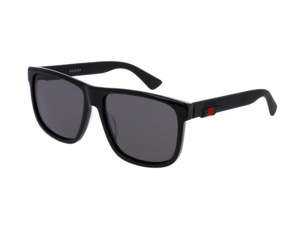 Gucci GG0010S-001 sunglasses - Black / Grey