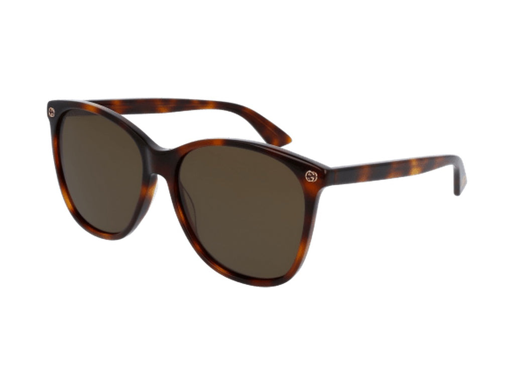 Gucci GG0024S-002 sunglasses - Havana / Brown