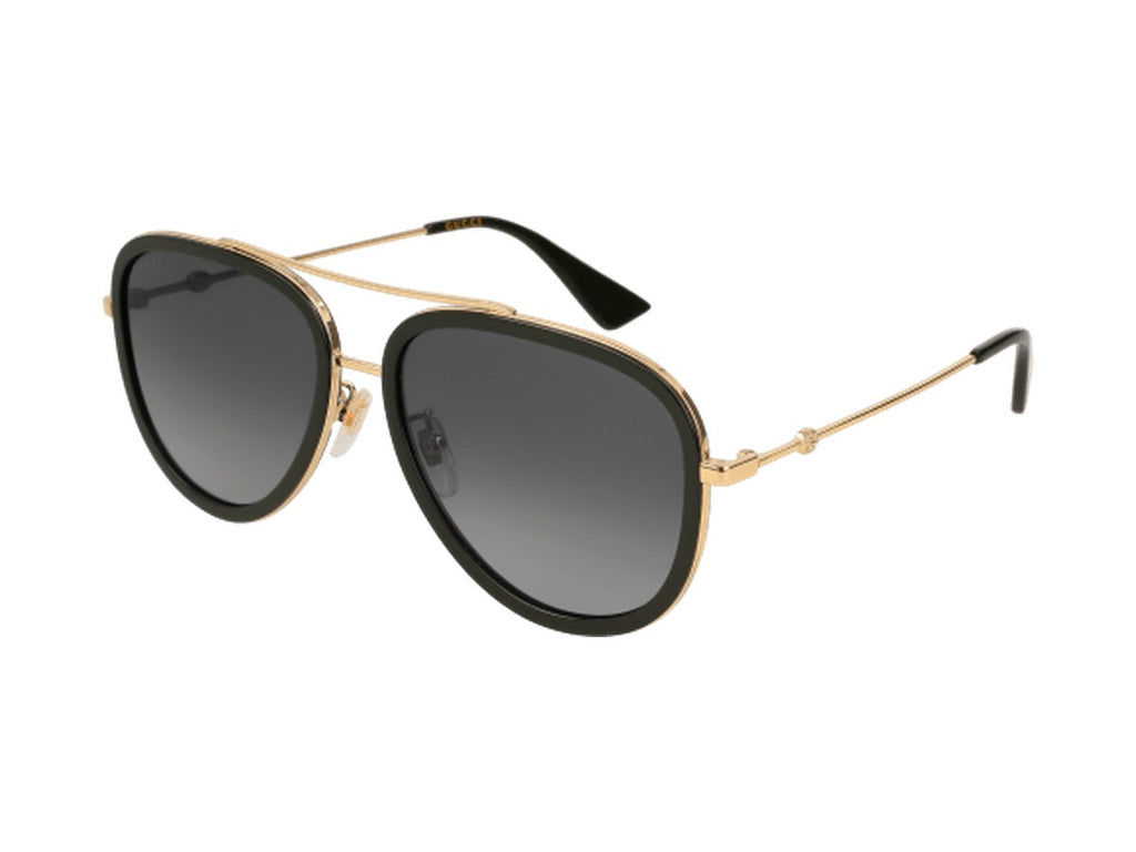 Gucci GG0062S-011 sunglasses - Gold / Grey (Polarised)