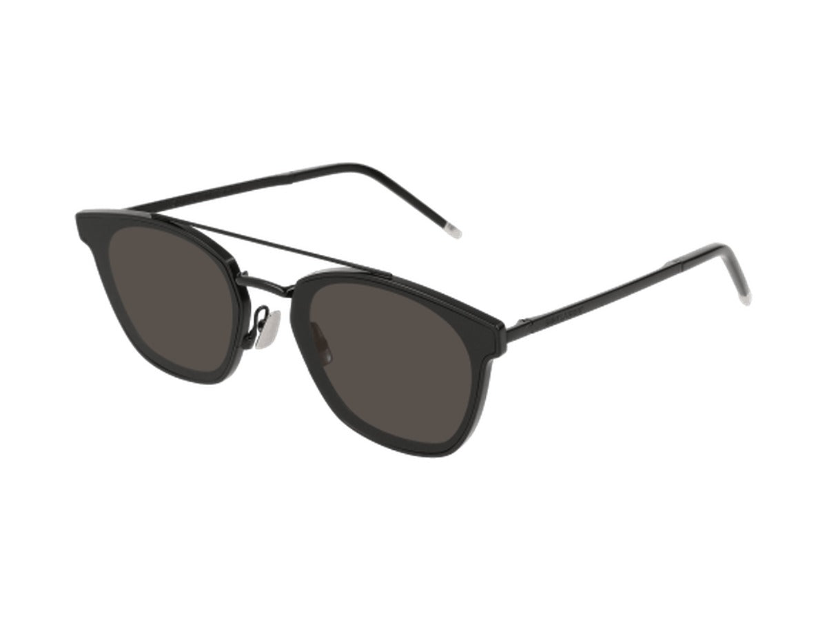 Saint Laurent SL 28 METAL-001 sunglasses - Black / Grey
