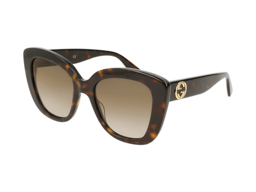 Gucci GG0327S-002 sunglasses - Havana / Brown