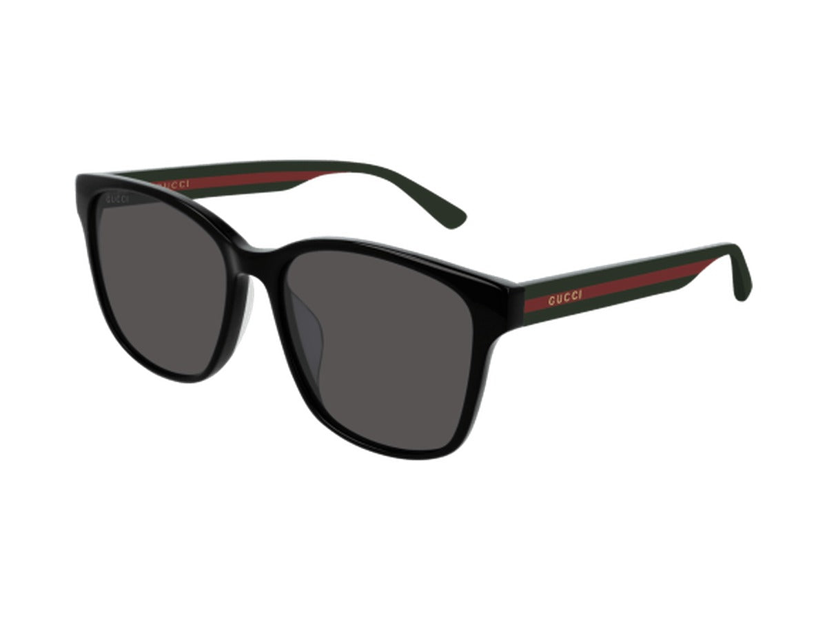 Gucci GG0417SK-001 sunglasses - Black & Multicolor / Grey
