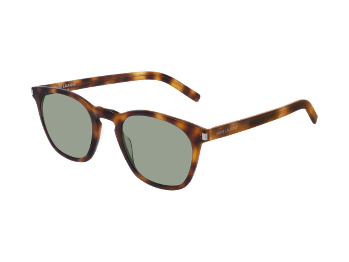 Saint Laurent SL 28 SLIM-002 sunglasses - Havana / Green