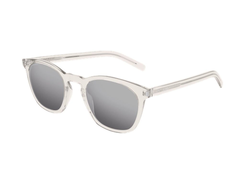 Saint Laurent SL 28 SLIM-006 sunglasses - Beige / Silver