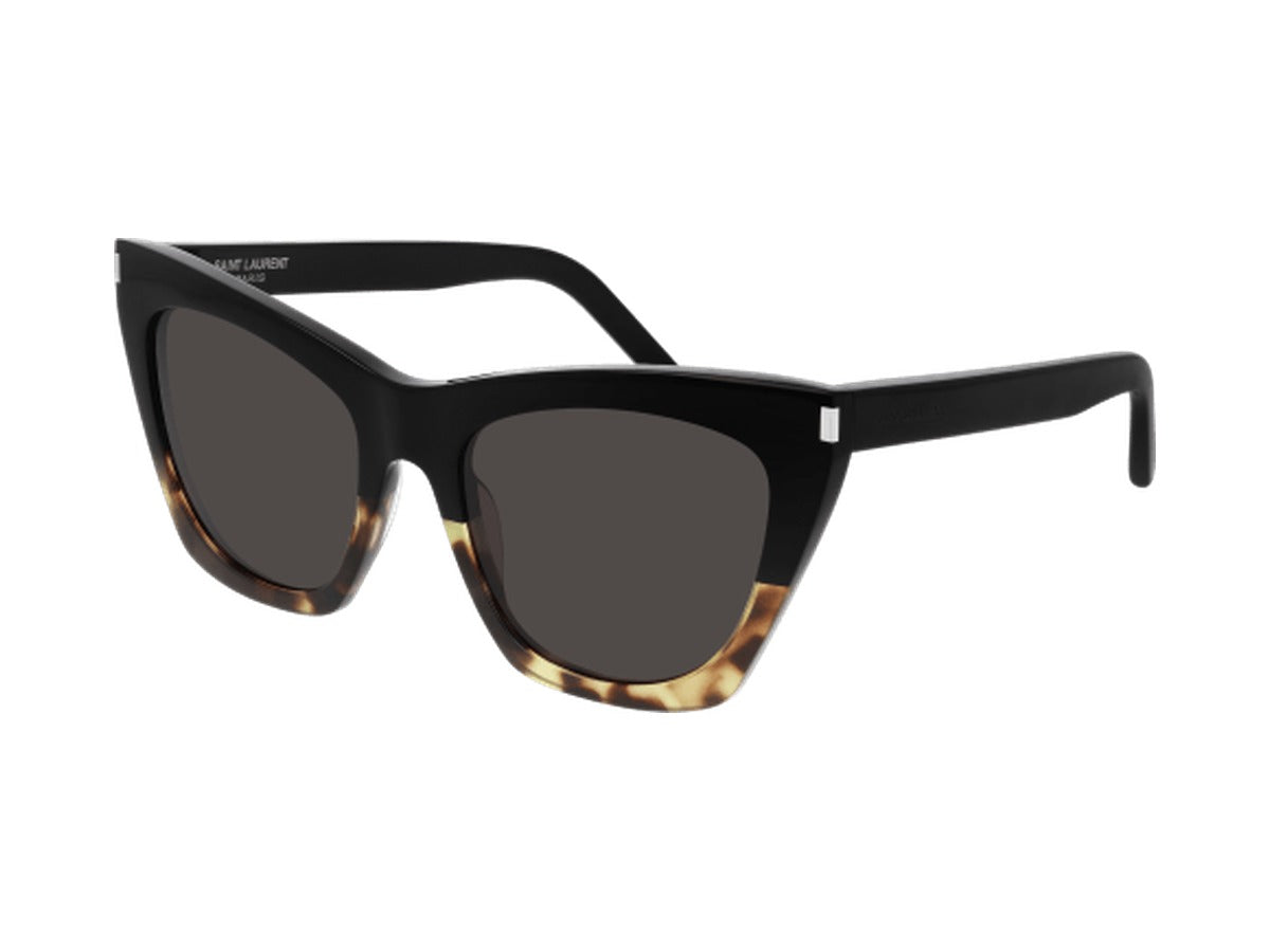 Saint Laurent SL 214 KATE-010 sunglasses - Havana & Black / Black
