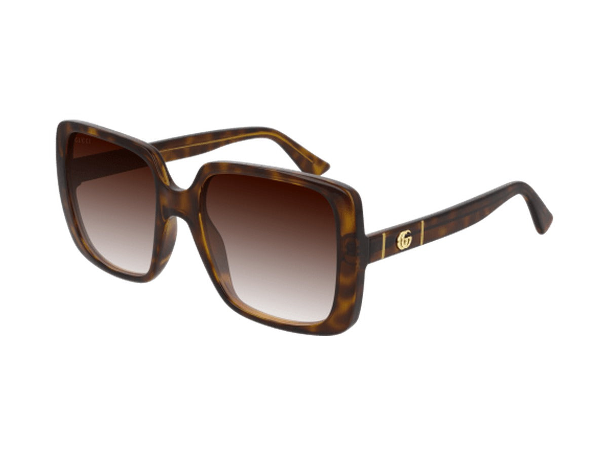 Gucci GG0632S-002 sunglasses - Havana / Brown