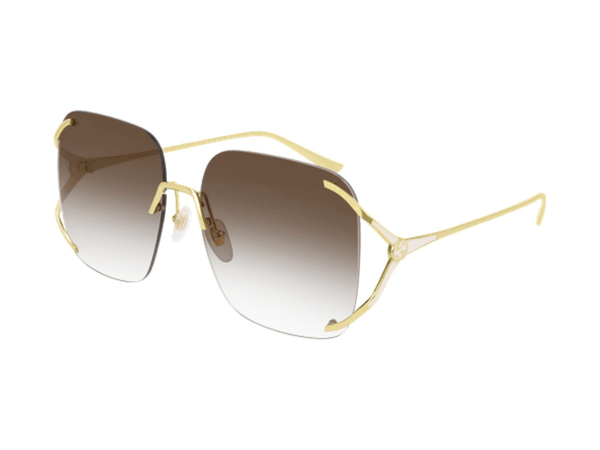 Gucci GG0646S-002 sunglasses - Gold / Brown