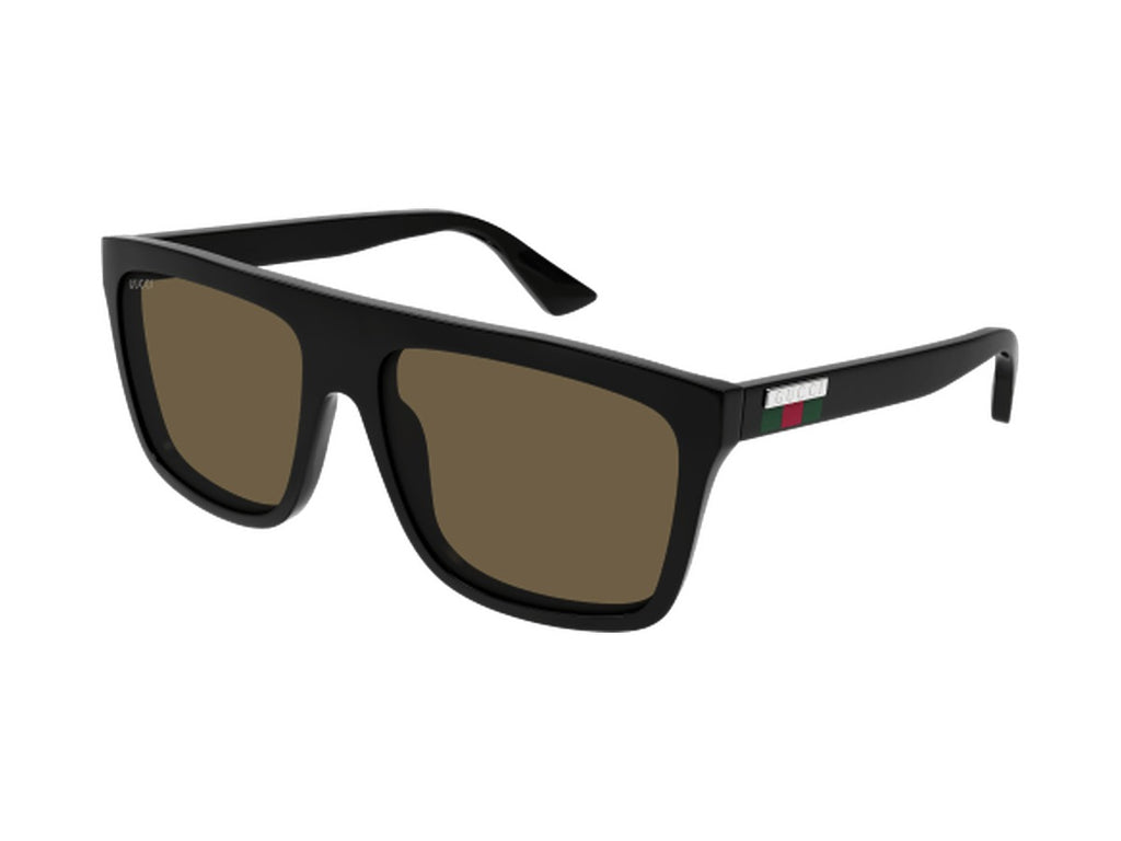 Gucci GG0748S-002 sunglasses - Black / Brown