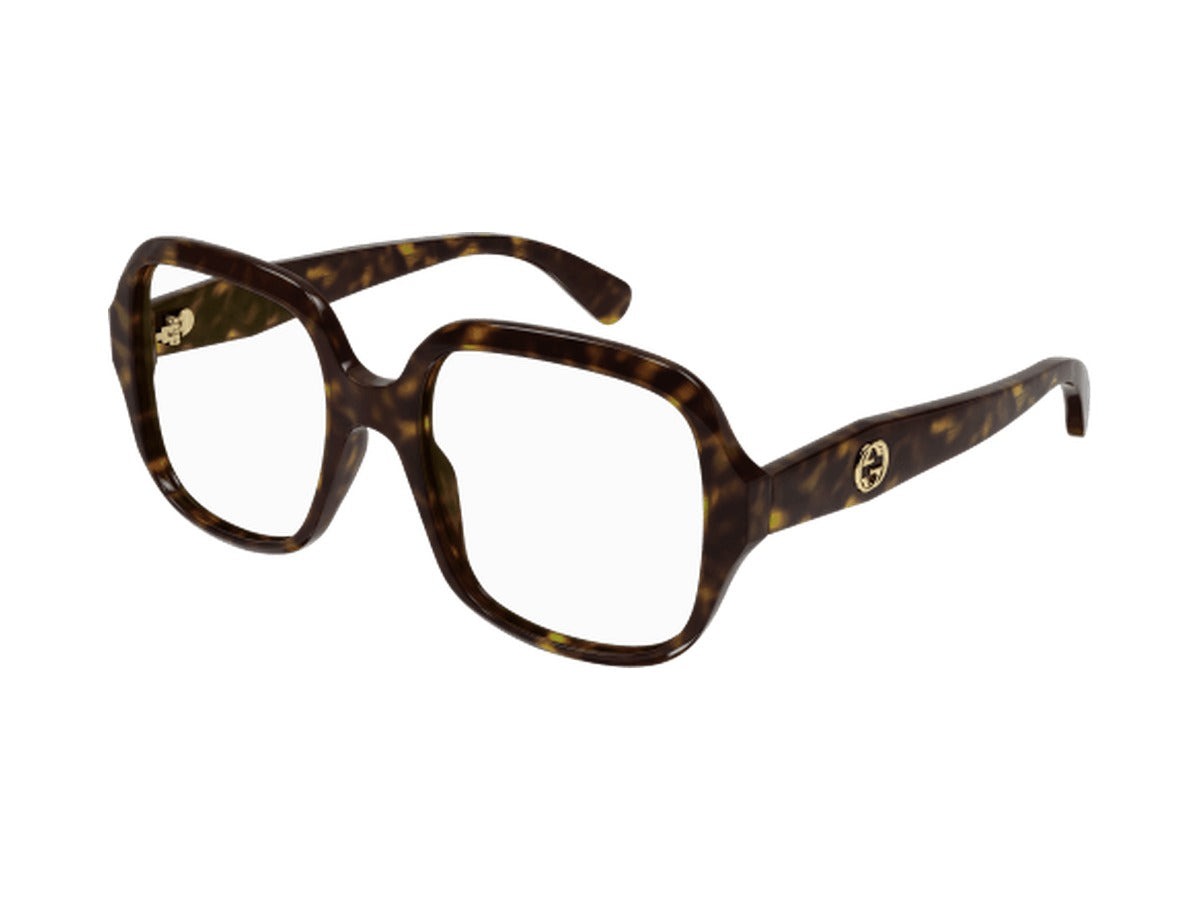 Gucci GG0799O-002 glasses - Havana