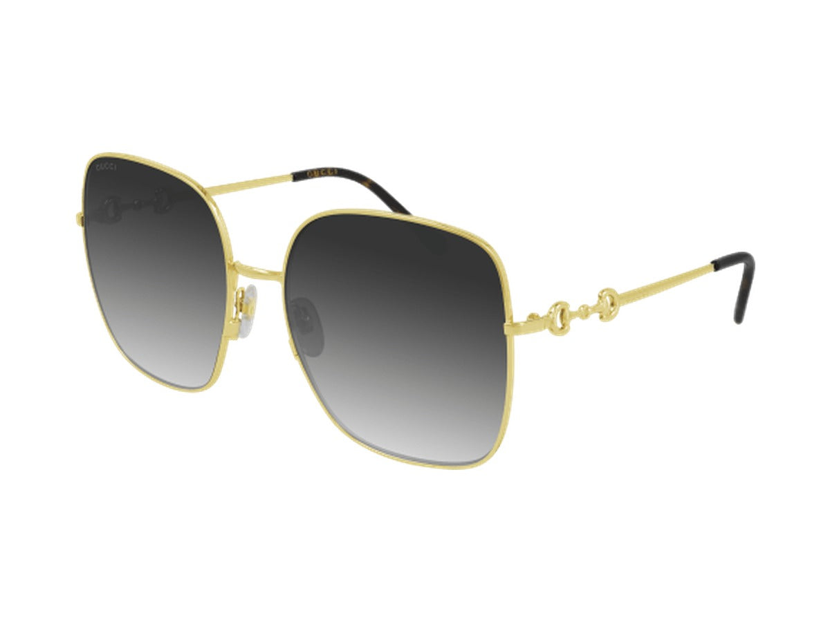 Gucci GG0879S-001 sunglasses - Gold / Grey