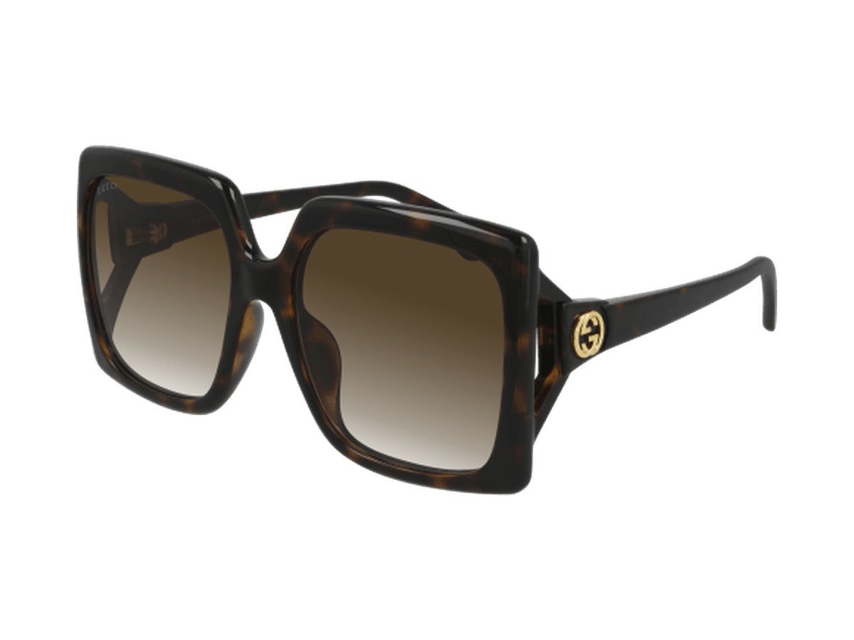 Gucci GG0876SA-002 sunglasses - Havana / Brown