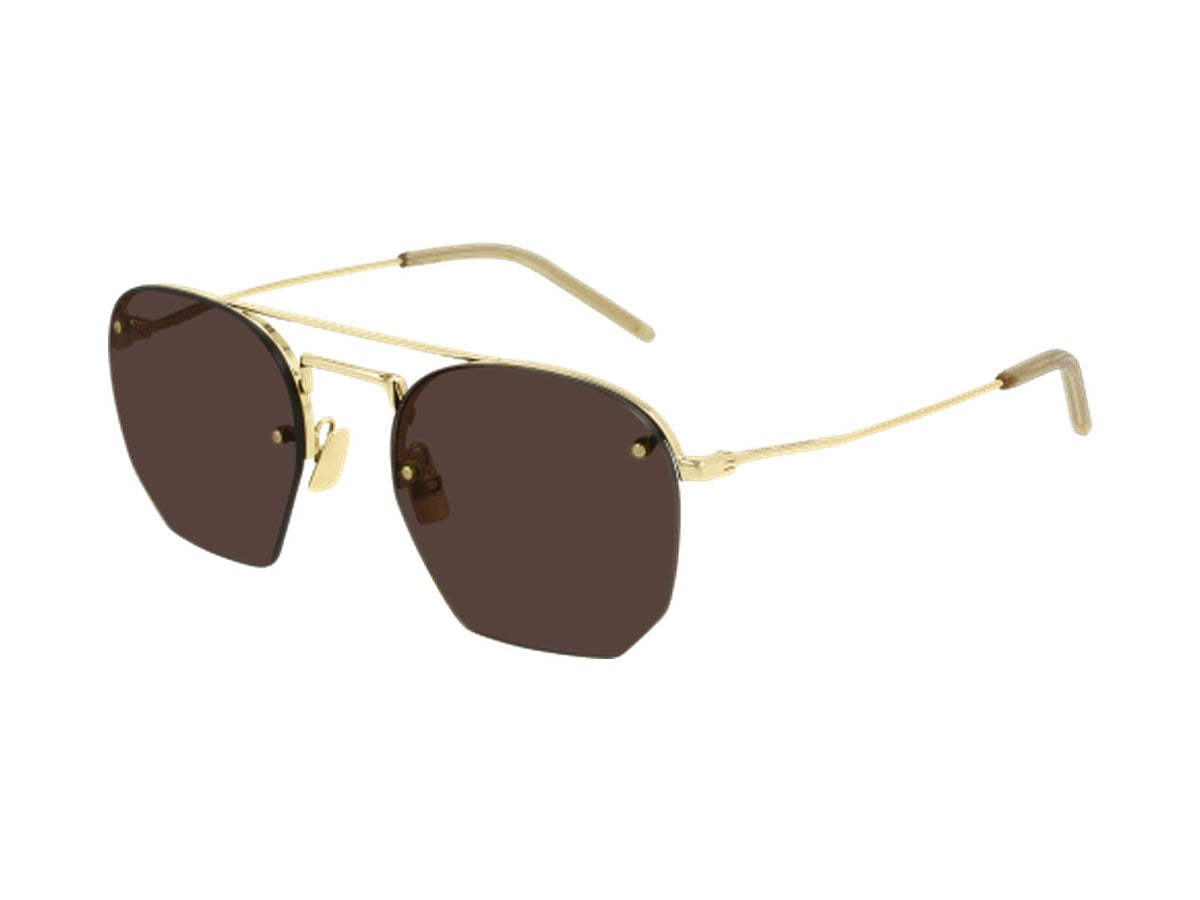 Saint Laurent SL 422-001 sunglasses - Gold / Brown