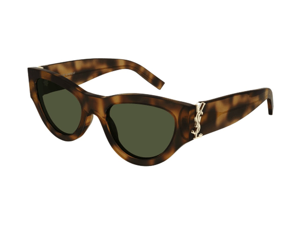 Saint Laurent SL M94-003 sunglasses - Havana / Green