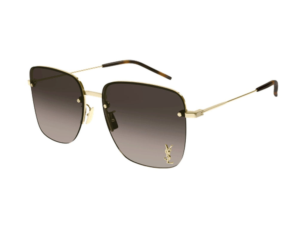 Saint Laurent SL 312 M-008 sunglasses - Gold / Brown 2