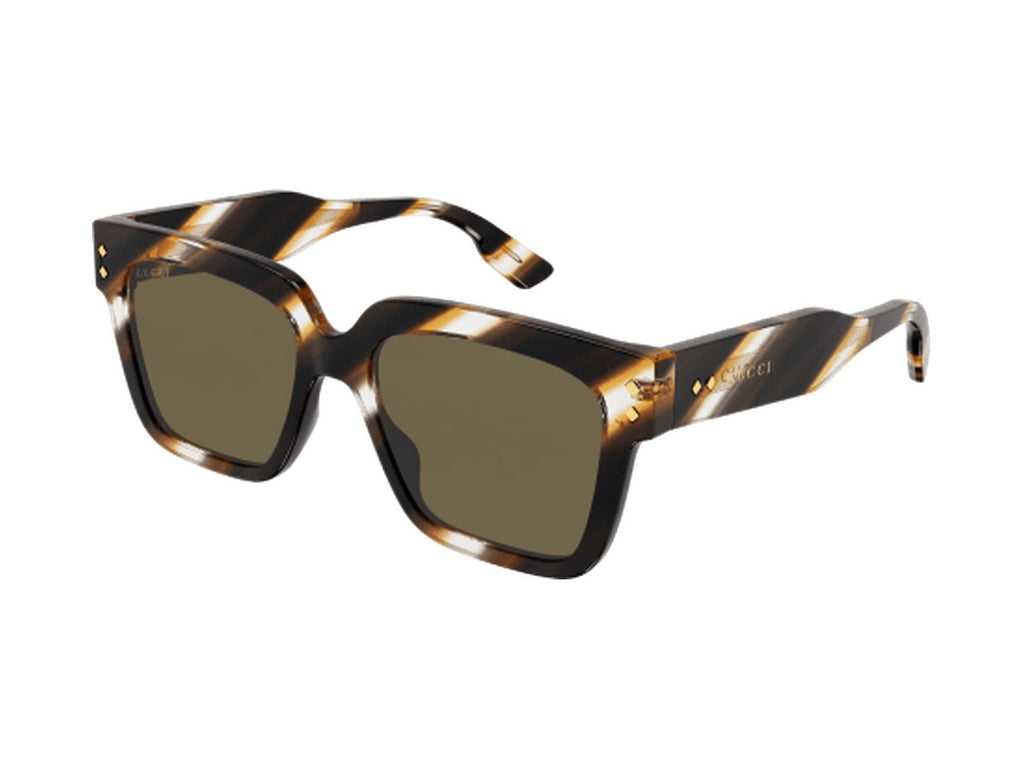 Gucci GG1084S-003 sunglasses - Havana / Brown