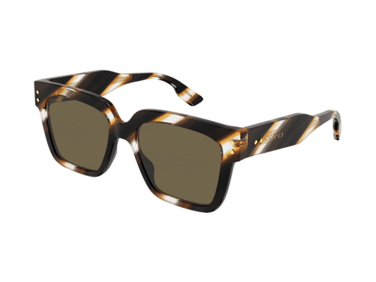Gucci GG1084S-003 sunglasses - Havana / Brown