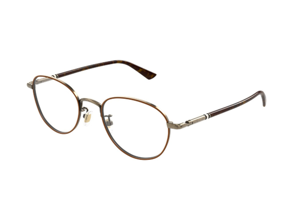 Gucci GG1128OJ-002 glasses - Brown & Gold