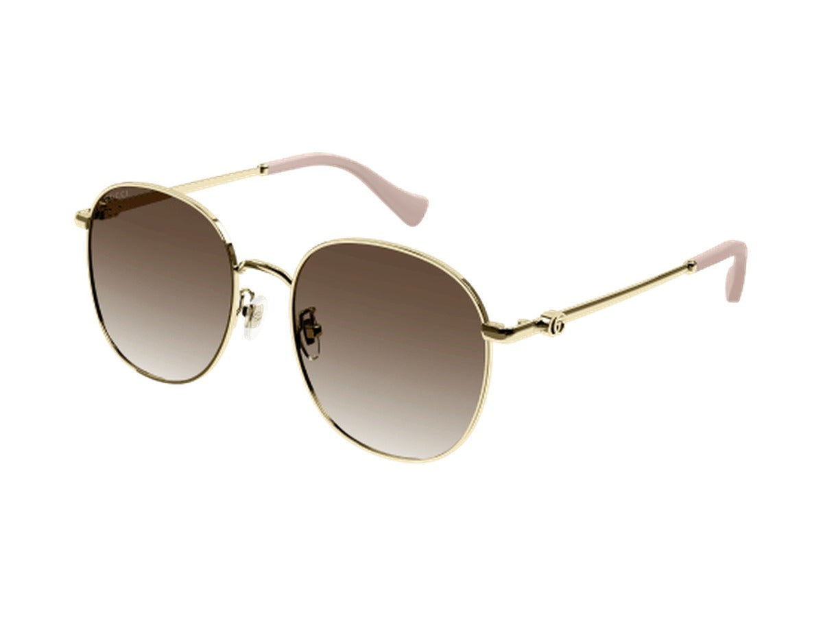 Gucci GG1142SA-002 sunglasses - Gold / Brown