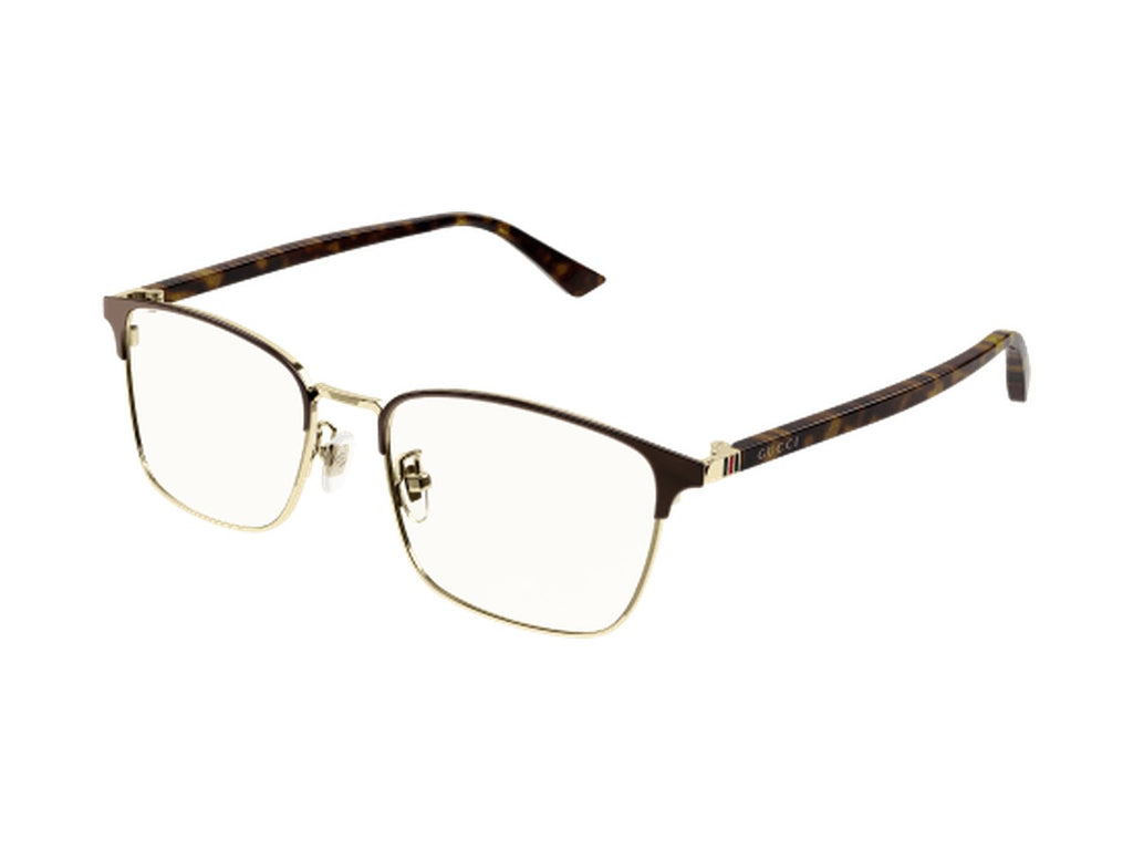 Gucci GG1124OA-002 glasses - Brown & Havana