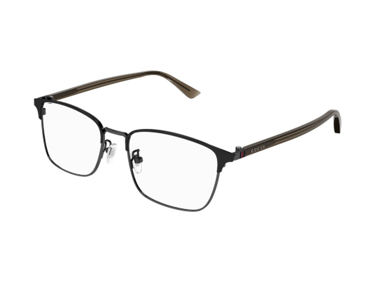Gucci GG1124OA-003 glasses - Black & Brown