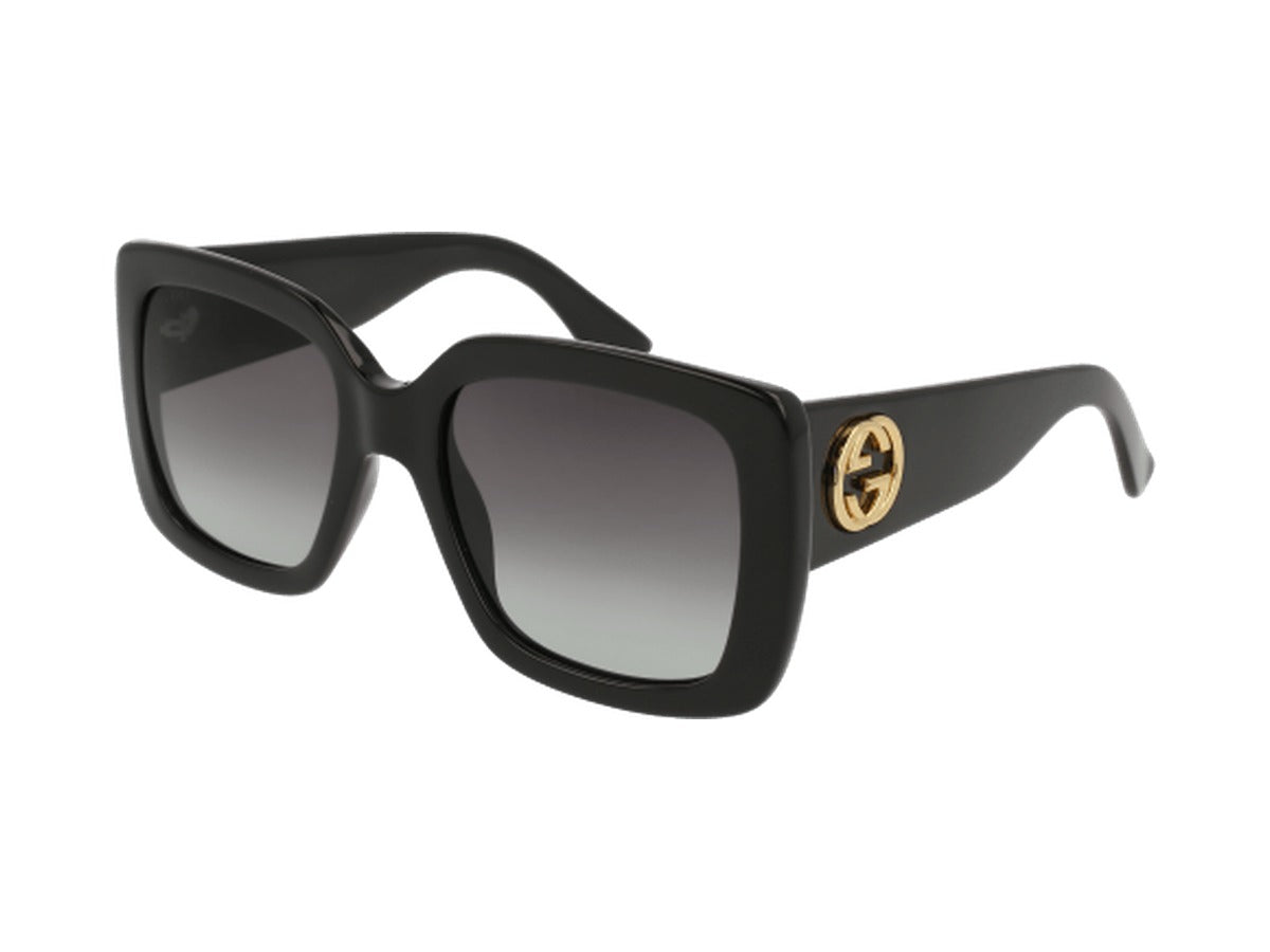 Gucci GG0141SN-001 sunglasses - Black / Grey