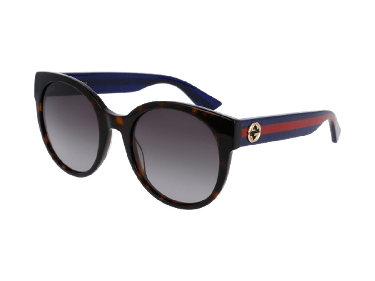 Gucci GG0035SN-004 sunglasses - Havana & Blue / Brown