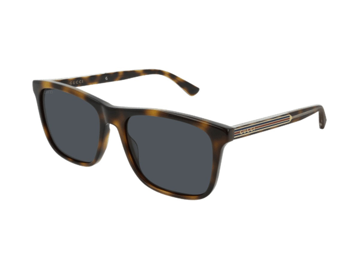 Gucci GG0381SN-009 sunglasses - Havana / Blue