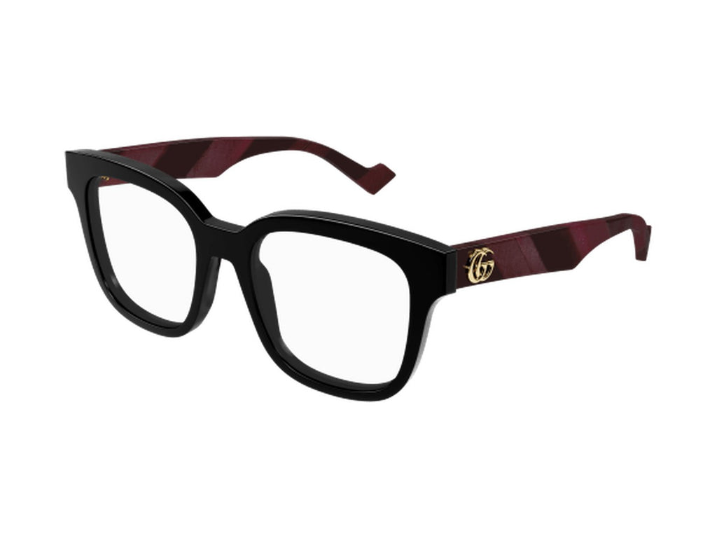 Gucci GG0958O-008 glasses - Black & Burgundy