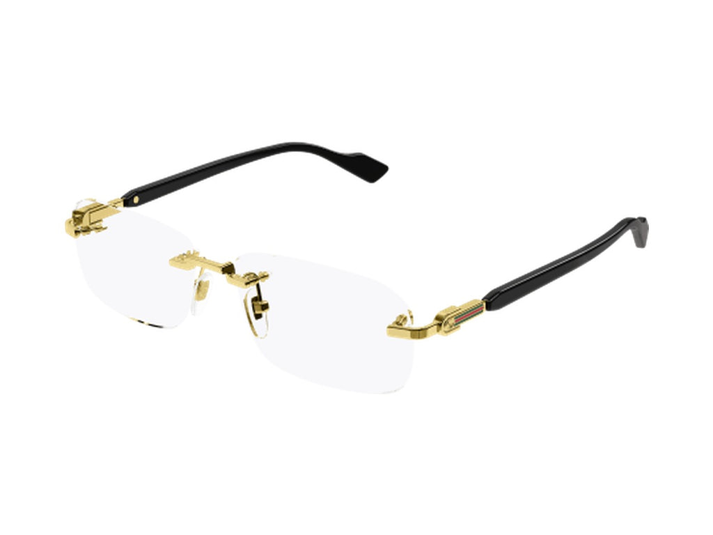 Gucci GG1221O-001 glasses - Gold & Black