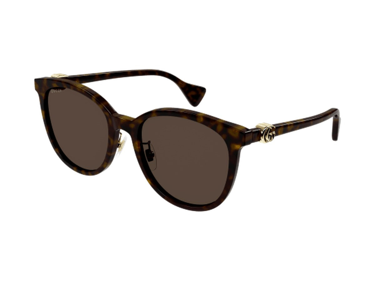 Gucci GG1180SK-004 sunglasses - Havana / Brown