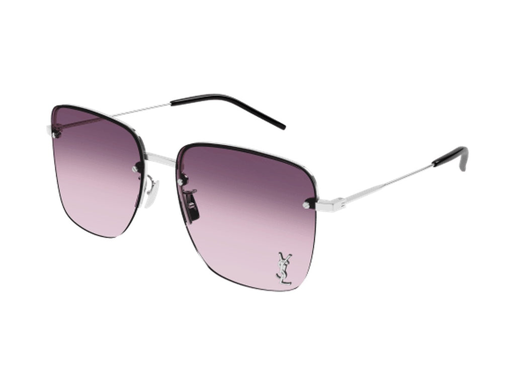 Saint Laurent SL 312 M-011 sunglasses - Silver / Red