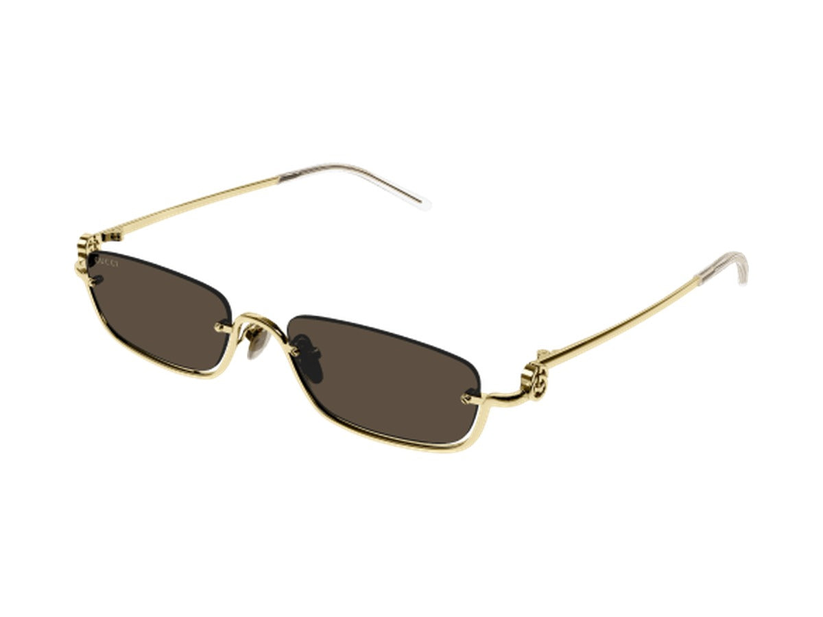 Gucci GG1278S-001 sunglasses - Gold / Brown