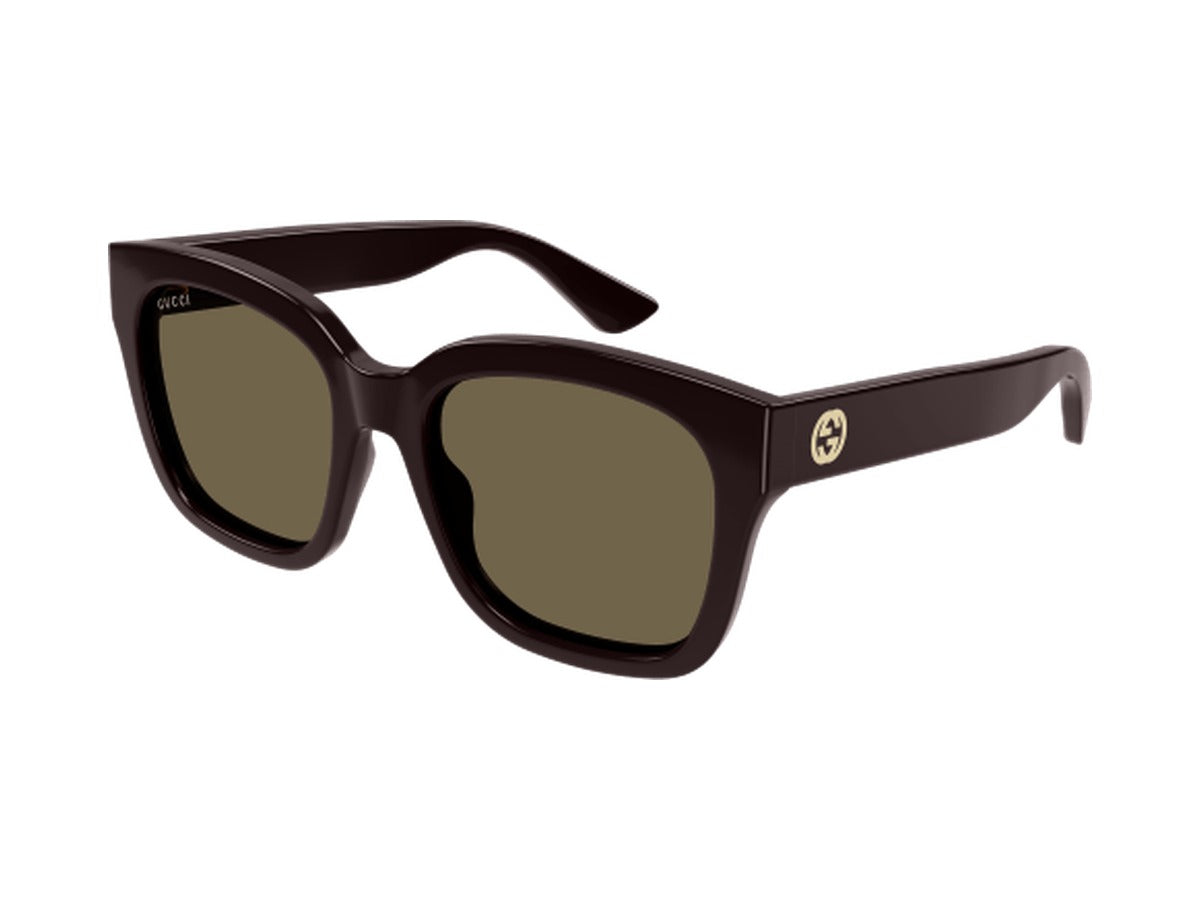 Gucci GG1338S-005 sunglasses - Burgundy / Brown