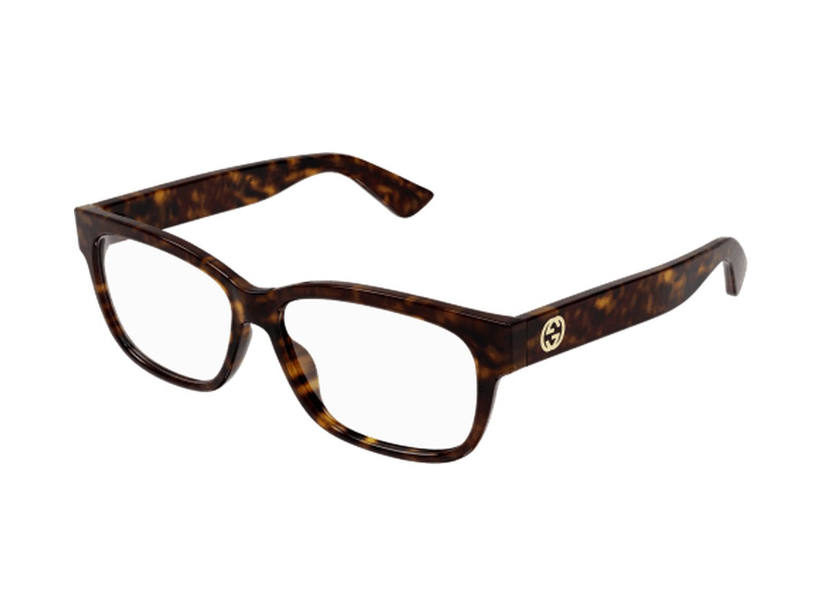 Gucci GG1341O-002 glasses - Havana