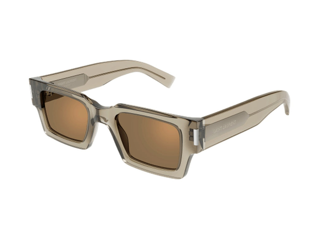 Saint Laurent SL 572-006 sunglasses - Yellow / Brown