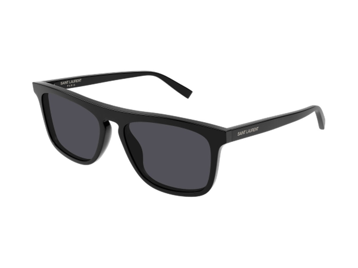 Saint Laurent SL 586-001 sunglasses - Black / Black