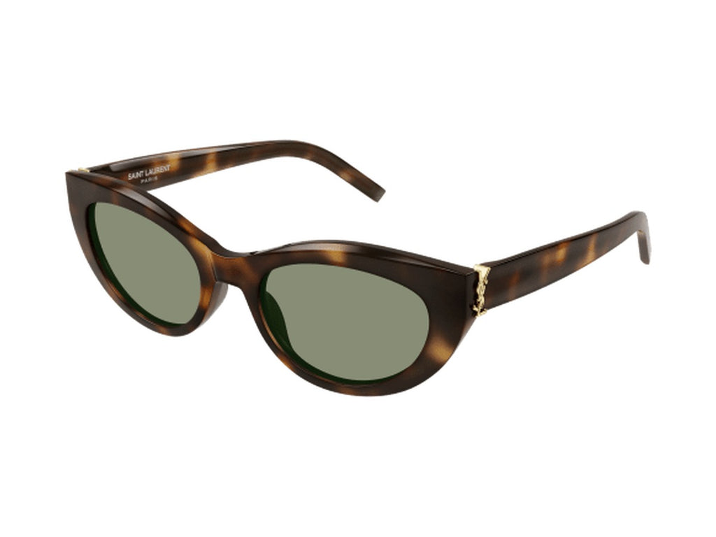 Saint Laurent SL M115-003 sunglasses - Havana / Green