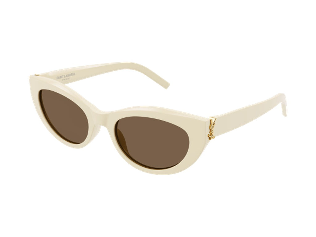 Saint Laurent SL M115-004 sunglasses - Ivory / Brown