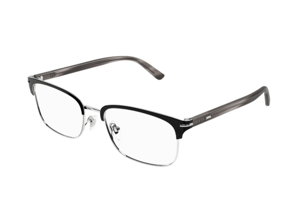 Gucci GG1448O-003 glasses - Silver & Havana