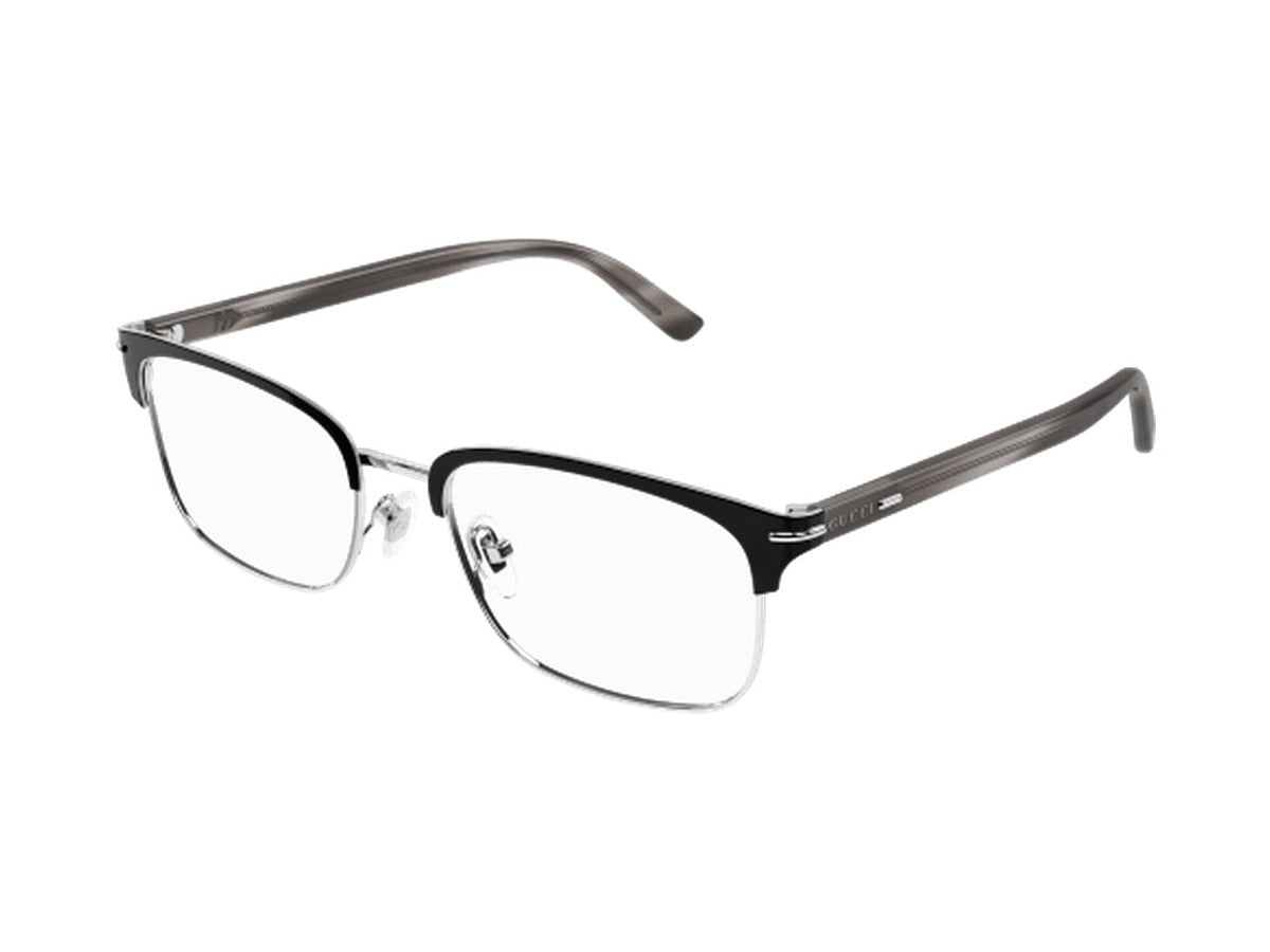 Gucci GG1448O-003 glasses - Silver & Havana