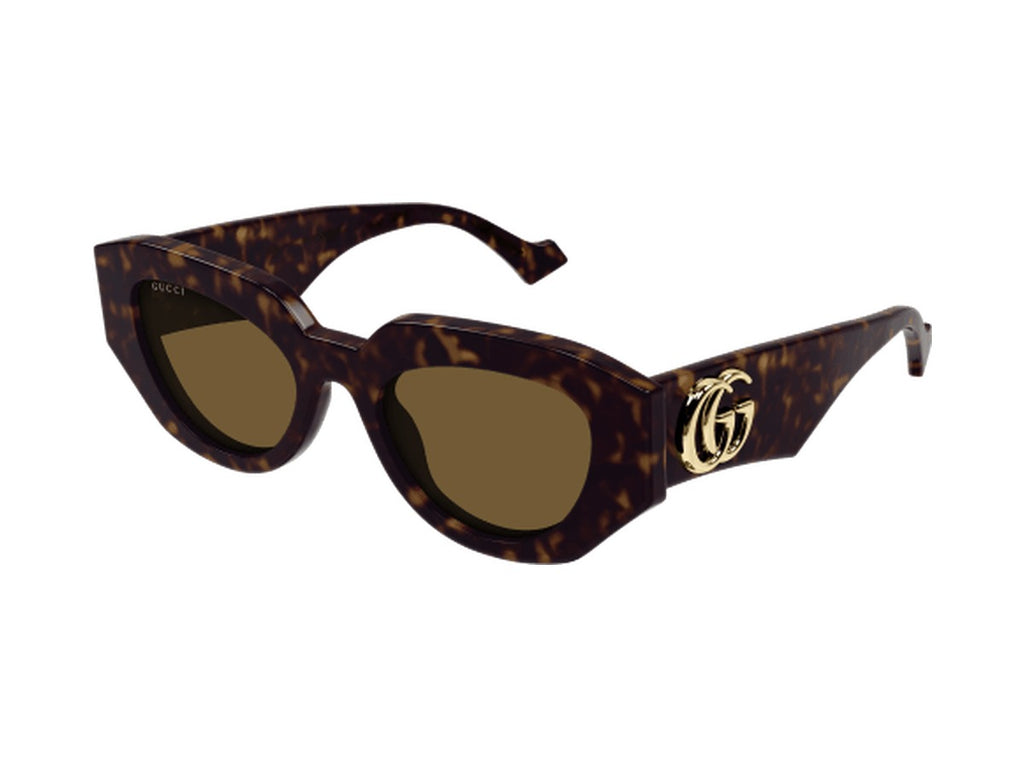 Gucci GG1421S-002 sunglasses - Havana / Brown