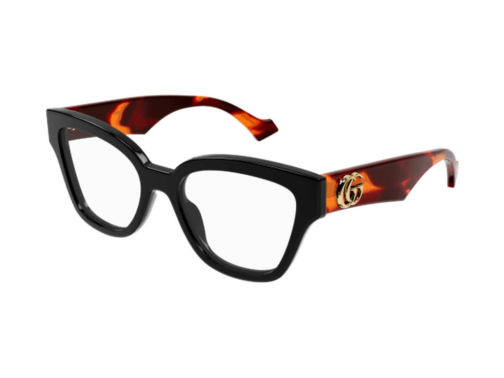 Gucci GG1424O-007 glasses - Black & Havana