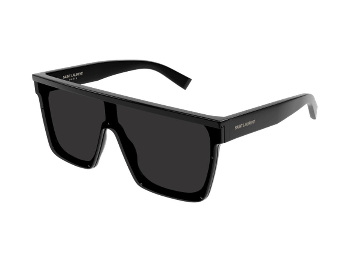 Saint Laurent SL 607-001 sunglasses - Black / Black