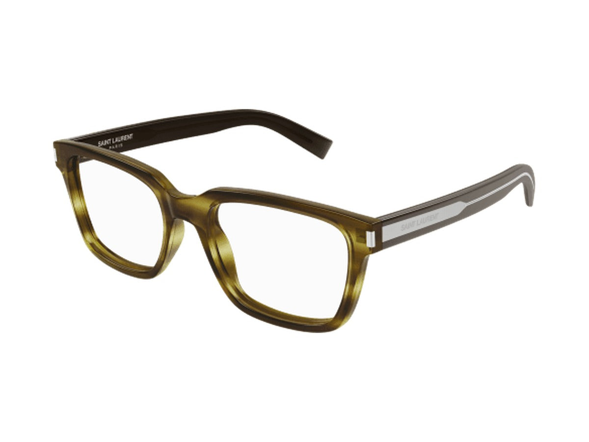 Saint Laurent SL 621-006 glasses - Havana & Crystal 2