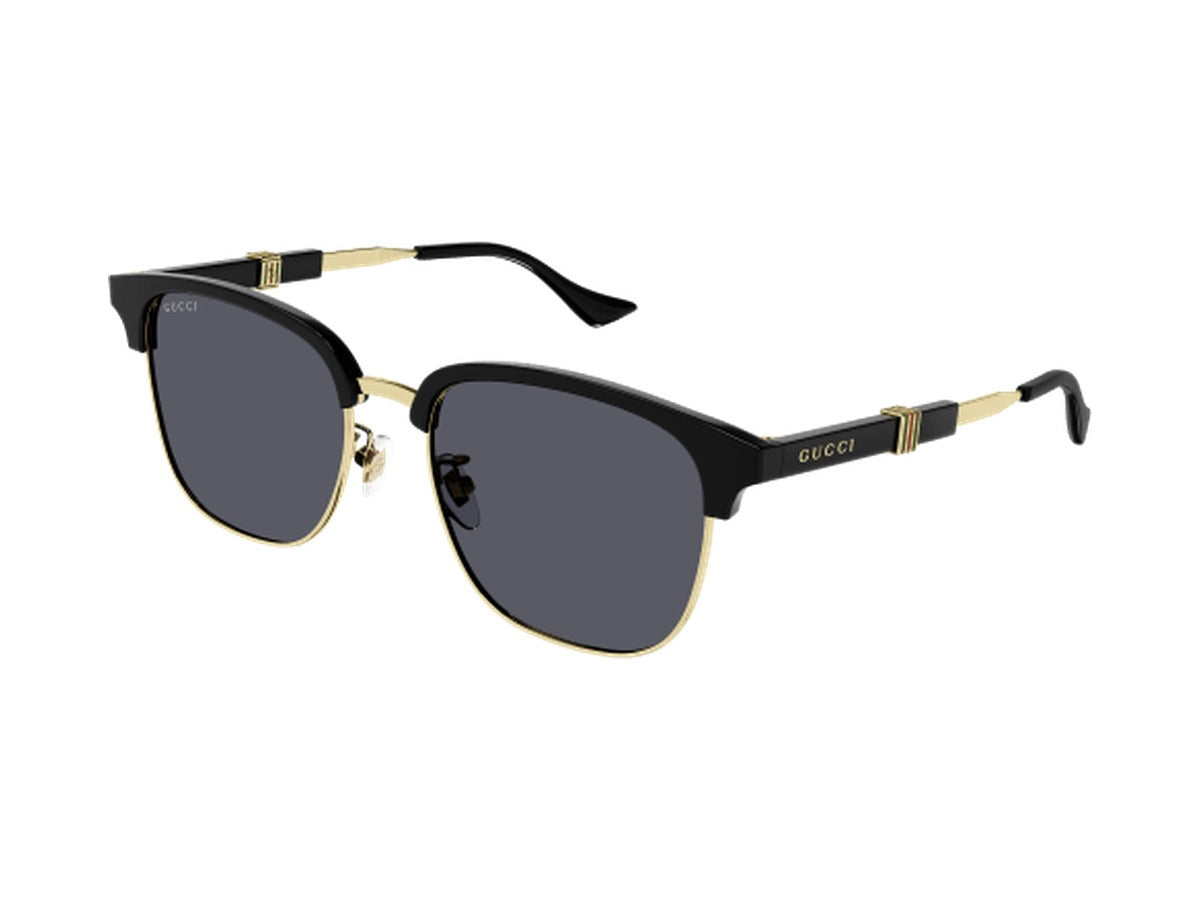 Gucci GG1499SK-001 sunglasses - Gold & Black / Grey