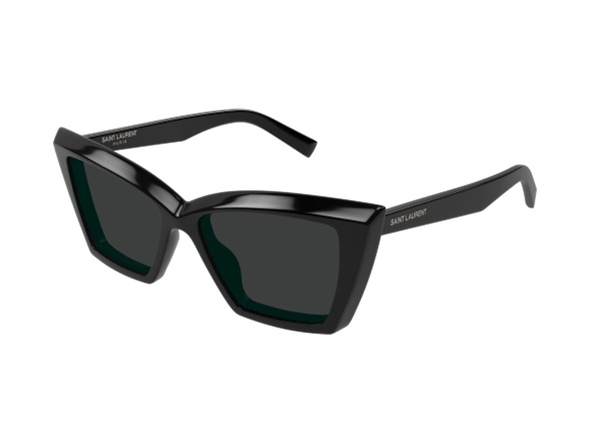 Saint Laurent SL 657-001 sunglasses - Black / Black